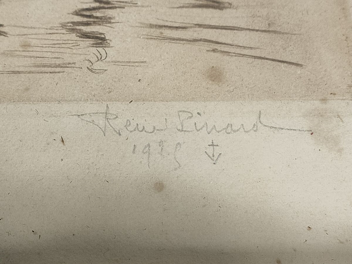 Artwork by René Pinard, La Basse Loire, le remorqueur L'Arsène, Made of Engraving