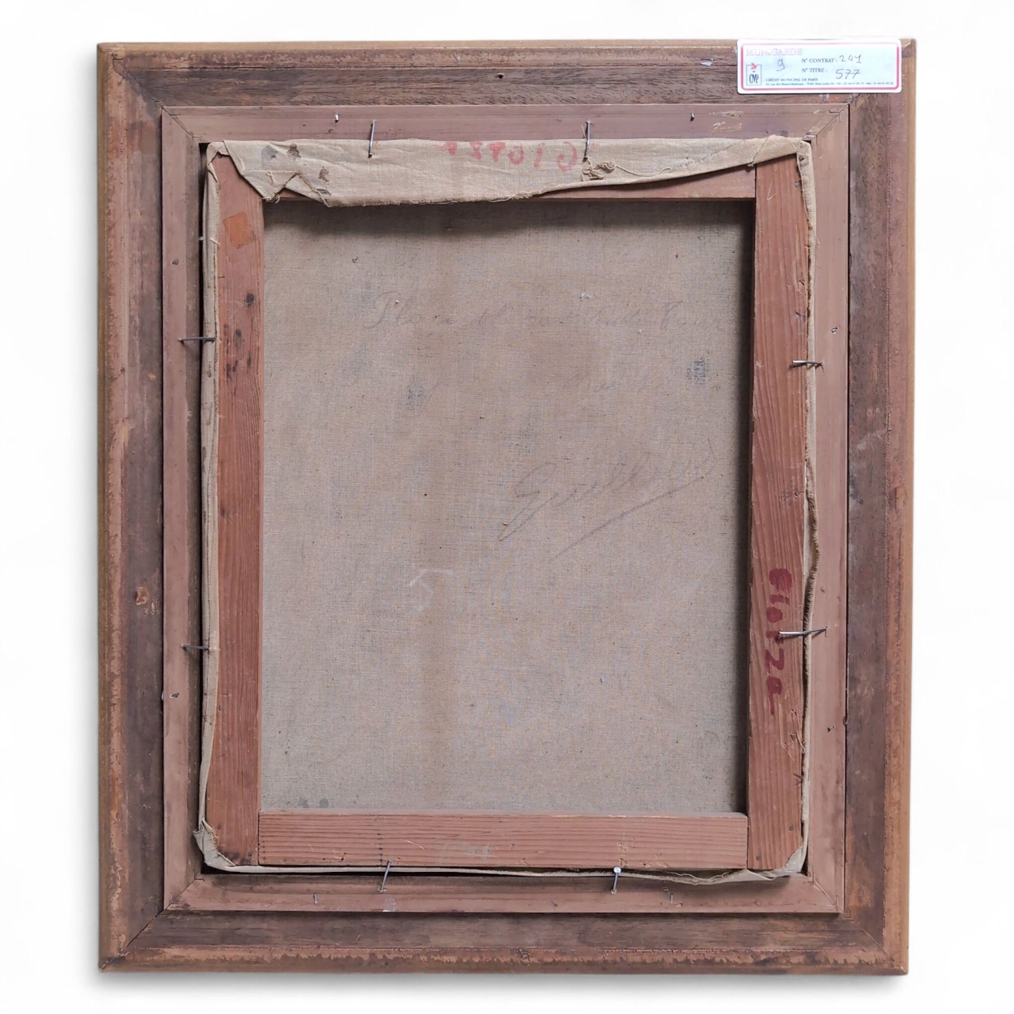 Artwork by Narcisse Guilbert, Huile sur toile signée en bas à gauche, contresignée et située au dos, Made of oil on canvas