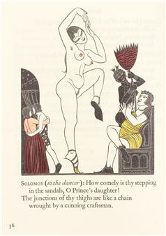 The Song of Songs, NUMBER 6 OF 30 HAND-COLOURED COPIES SIGNED BY GILL AND ROBERT GIBBINGS, 1925 - Eric Gill