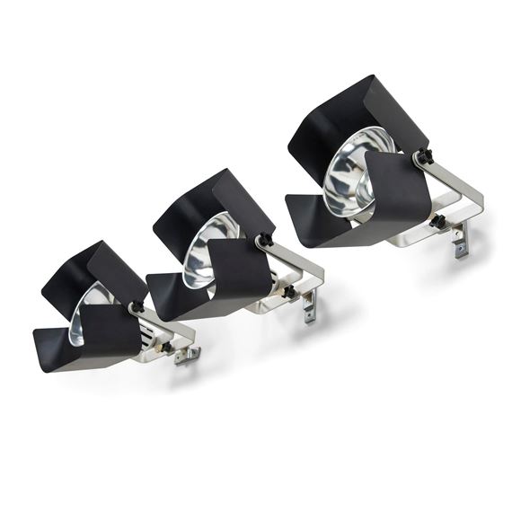 Three 1970s '100' spotlights for Haimi Ltd - Yrjö Kukkapuro