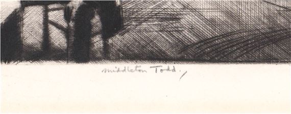 Arthur Ralph Middleton Todd | A.R. Middleton Todd Hand Signed Etching ...