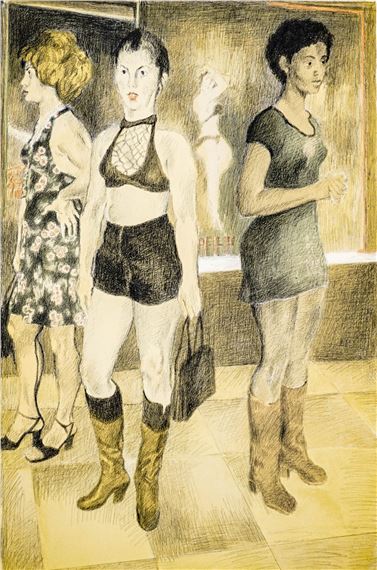 Original Signed and Numbered Artist's Proof Lithograph by Raphael Soyer