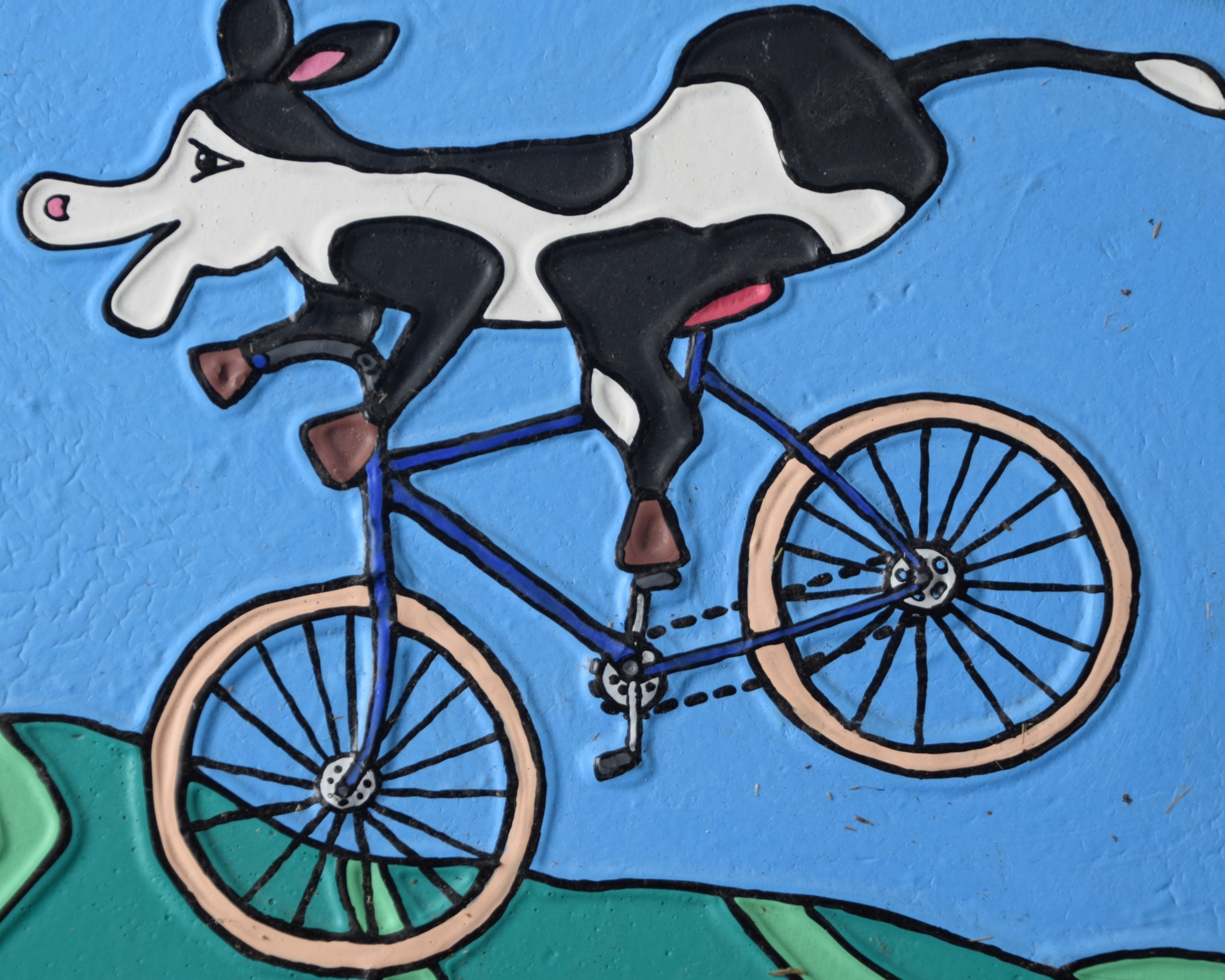 Artwork by Robert-Emile Fortin, Holy Cow, Made of Acrylic On Canvas