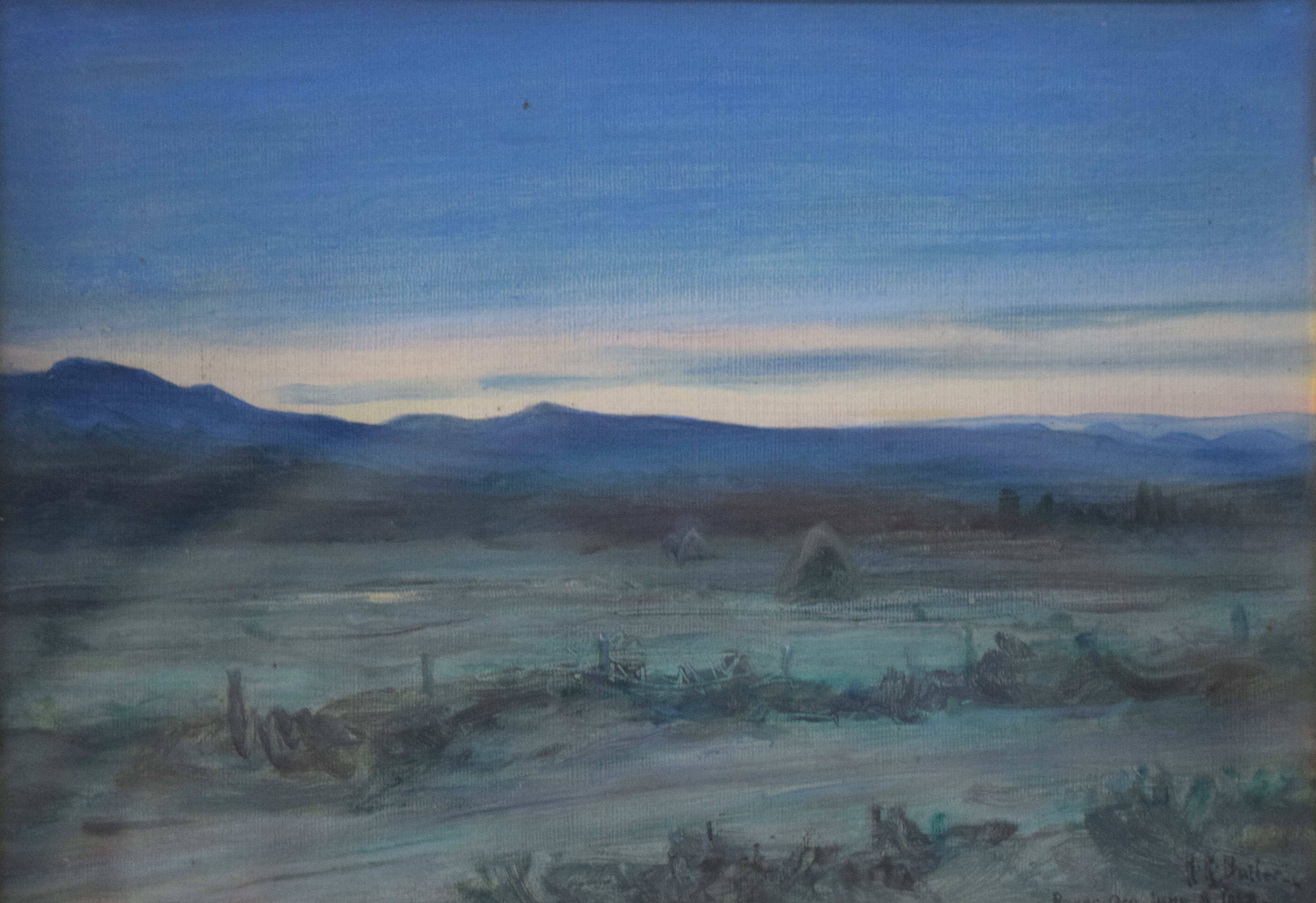 Howard Russell Butler | Pastel on artist board of Orr River/Creek in ...