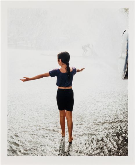 Paul D'Amato
(American, b.1956)
Girl in Spray, Chicago, 1993; printed 2006 by Paul D'Amato, printed 2006