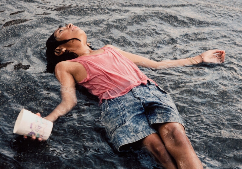 Artwork by Paul D'Amato, Paul D'Amato
(American, b.1956)
Girl in Rain, Chicago, 1991; printed 2006, Made of photograph