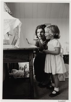 Alfred Eisenstaedt
(American/German, 1898–1995)
Jacqueline Kennedy and Daughter, Caroline, Hyannispo - Alfred Eisenstaedt