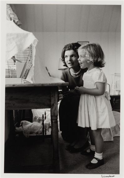 Alfred Eisenstaedt
(American/German, 1898–1995)
Jacqueline Kennedy and Daughter, Caroline, Hyannispo - Alfred Eisenstaedt
