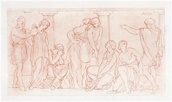 The Punishment of the Unfaithful Handmaidens of Penelope - Friedrich Preller the Elder