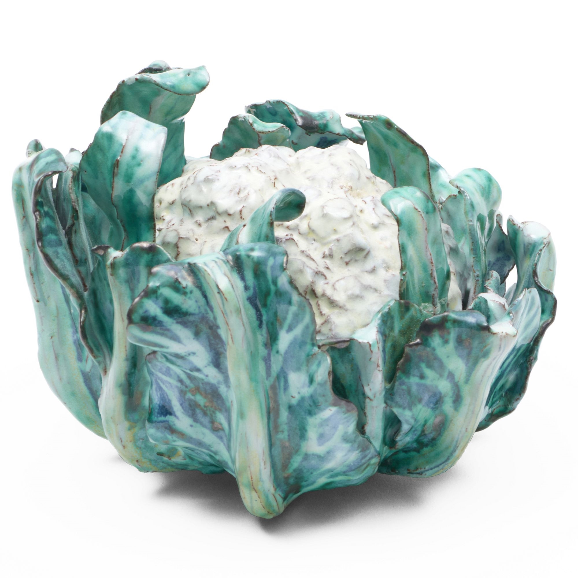 Artwork by Anne Gordon, Model of a Cauliflower, Made of Pottery