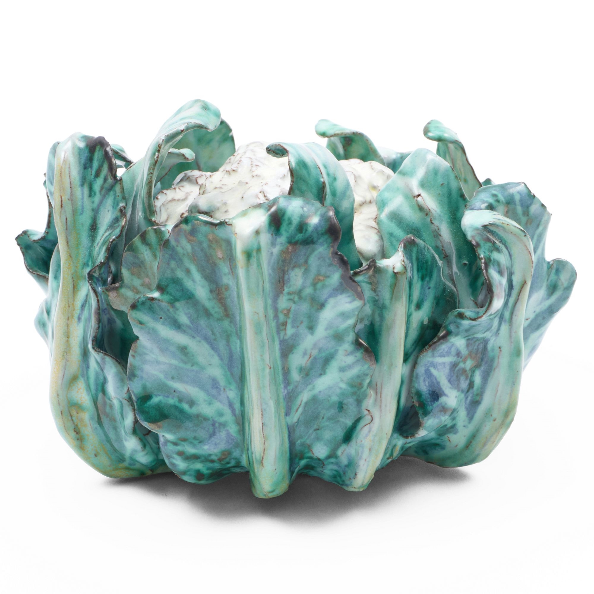 Artwork by Anne Gordon, Model of a Cauliflower, Made of Pottery