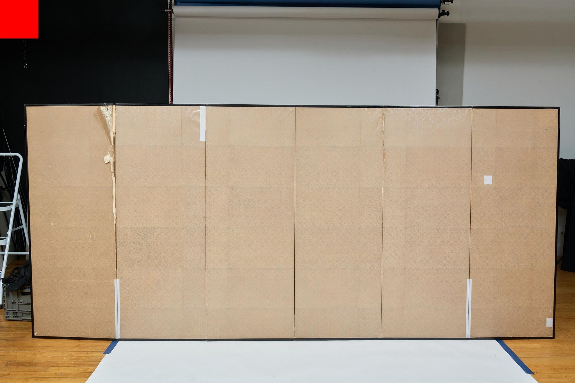 Artwork by Japanese School, Pair of Japanese Six Panel Screens with Horses, Made of Ink And Colors On Paper