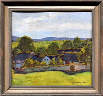 Pohled na vesnici - Jano Šrámek