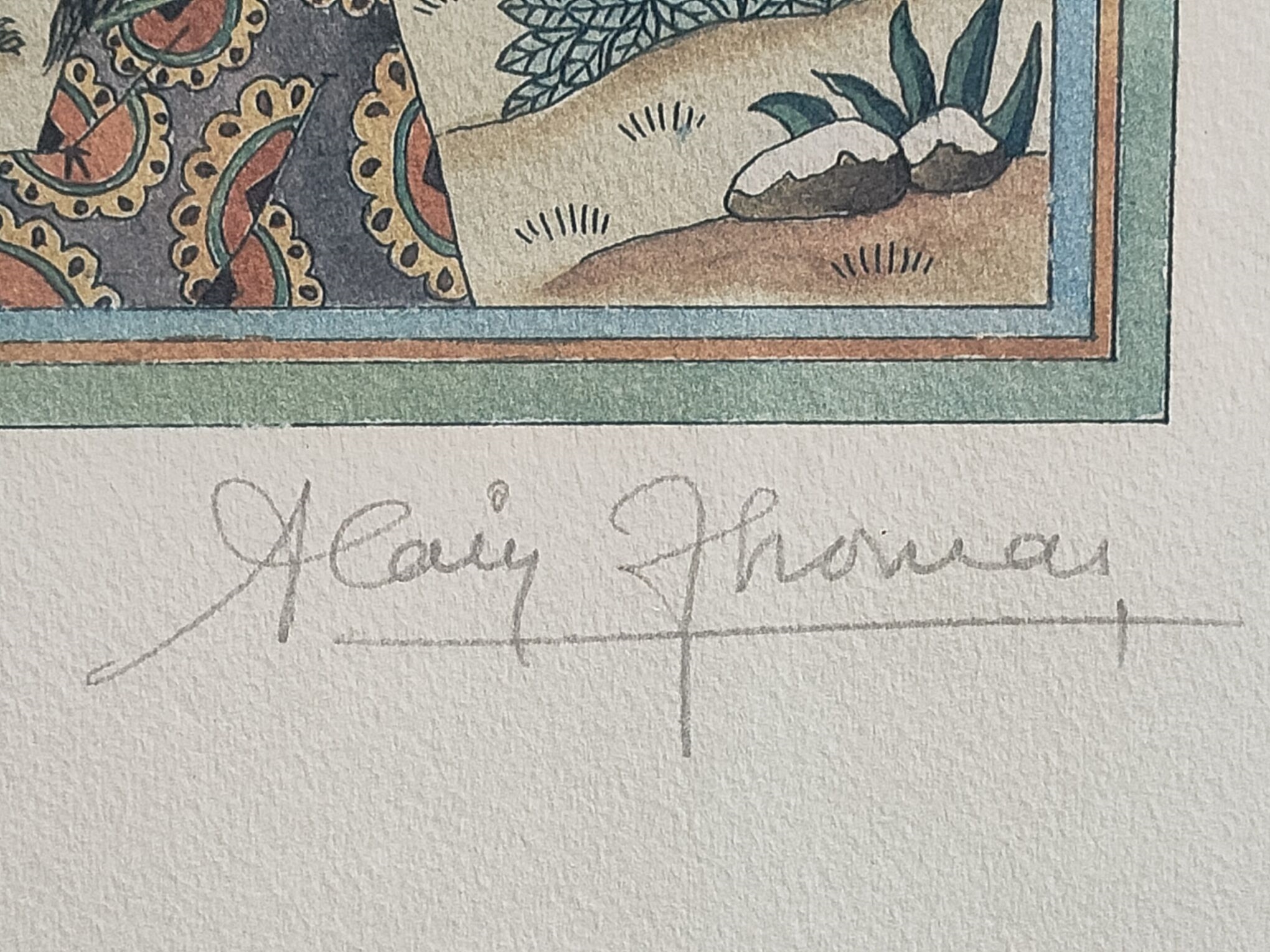 Artwork by Alain Thomas, Le marchand de ballons, Made of Lithographie