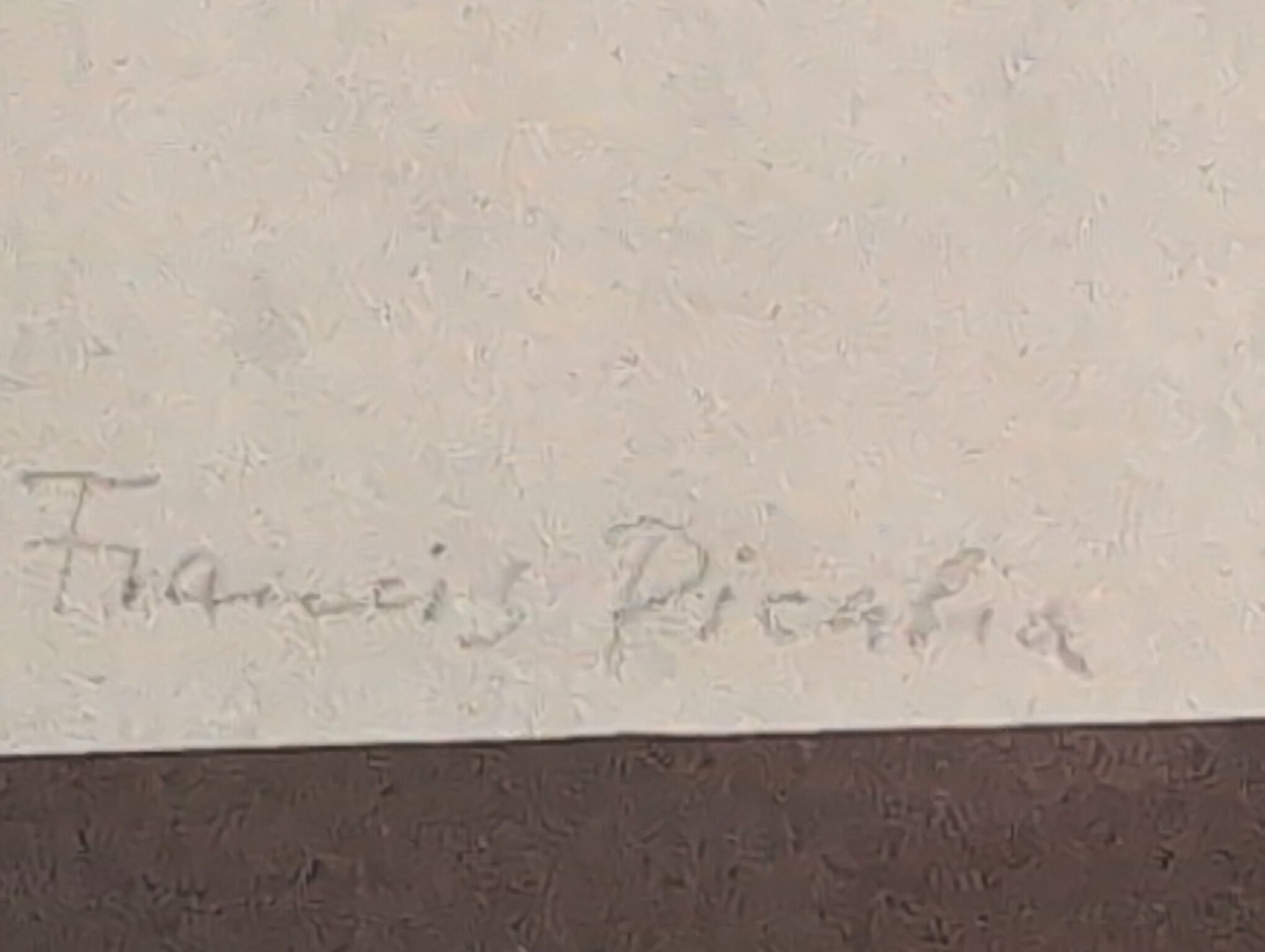 Artwork by Francis Picabia, Portrait d'homme, Made of pencil and pen drawing