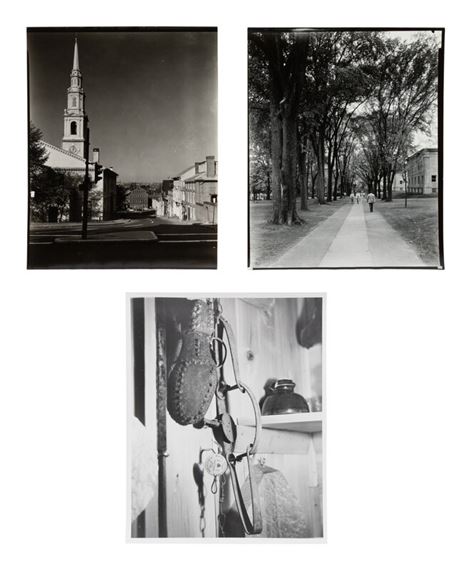 Berenice Abbott
(American, 1898–1991)
A Group of Three Works, 1954 by Berenice Abbott, 1954