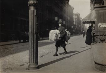 Lewis Hine
(American, 1874–1940)
Delivery Boy, ca. 1910 - Lewis Hine
