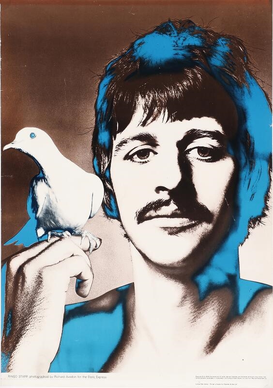 Artwork by Richard Avedon, The Beatles Daily Express Newspaper Posters, Made of Offset lithograph in colors and one b/w.