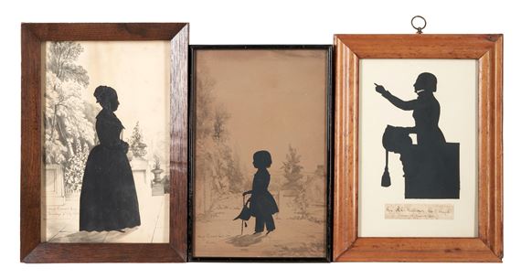 Auguste Edouart (1789-1861), Boston and Saratoga, 1841-5 - Augustin Amant Constant Fidèle Edouart