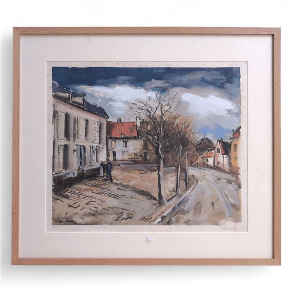 Le village d'Hénouville - Maurice de Vlaminck
