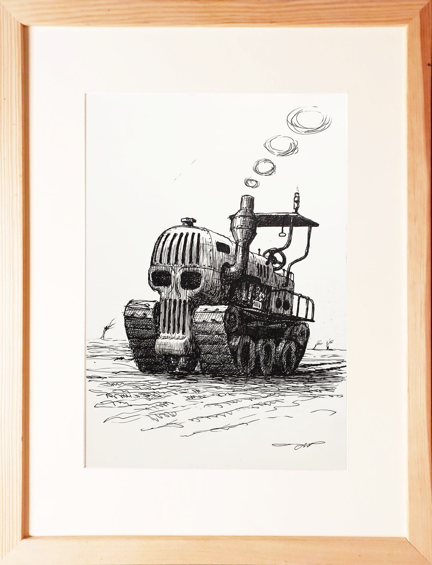 Artwork by Waldemar Vronsky, Untitled, Made of Pen, Paper