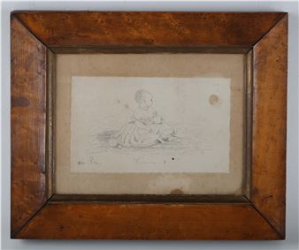 Victoria: study of a child, the Princess Royal - Queen Victoria