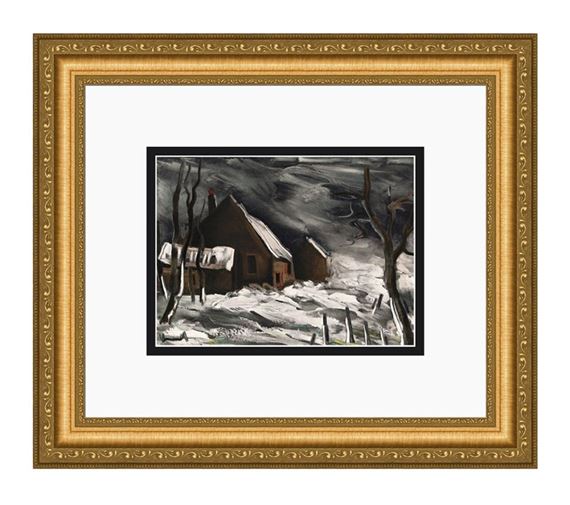 La Maladrerie sous la Neige - Maurice de Vlaminck