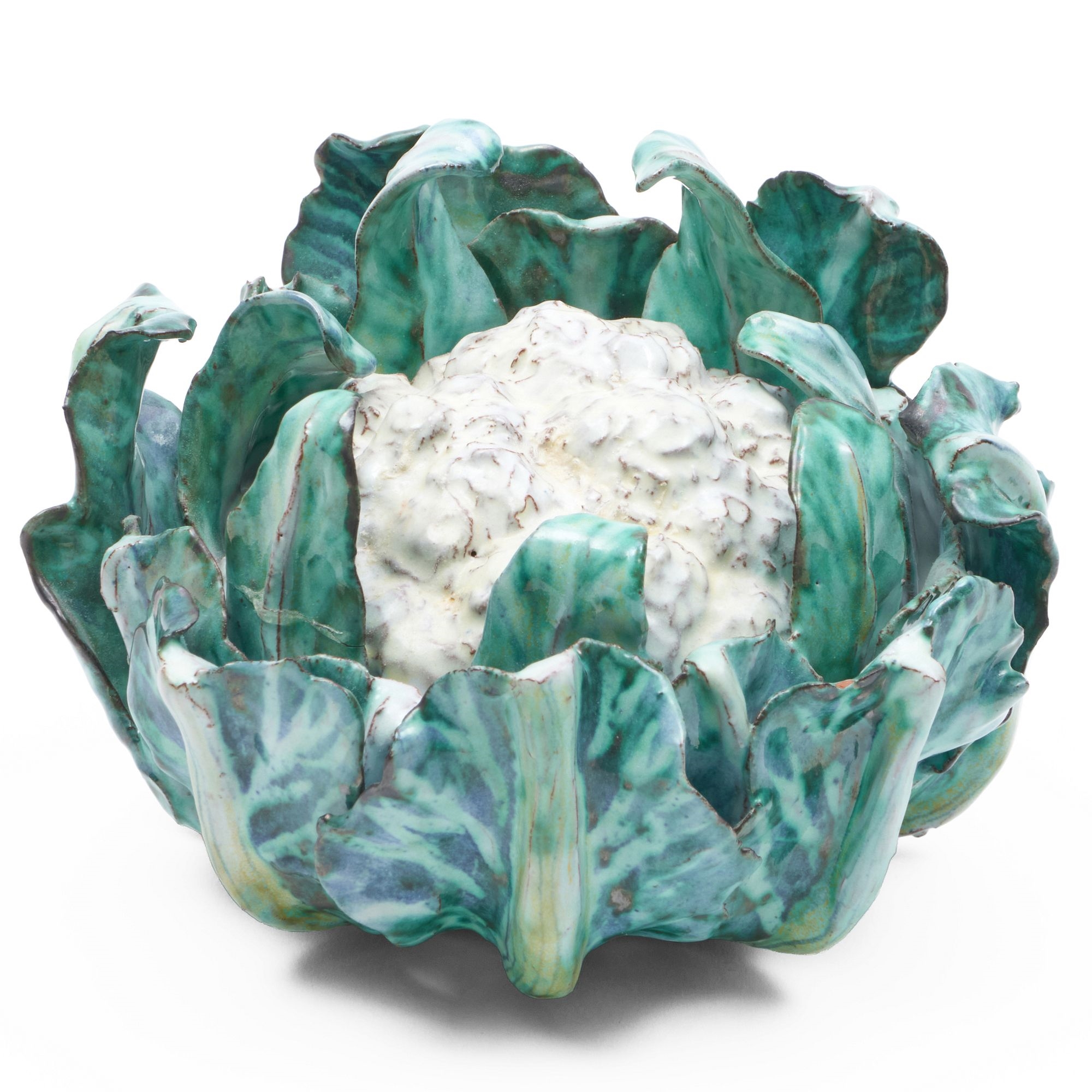 Artwork by Anne Gordon, Model of a Cauliflower, Made of Pottery