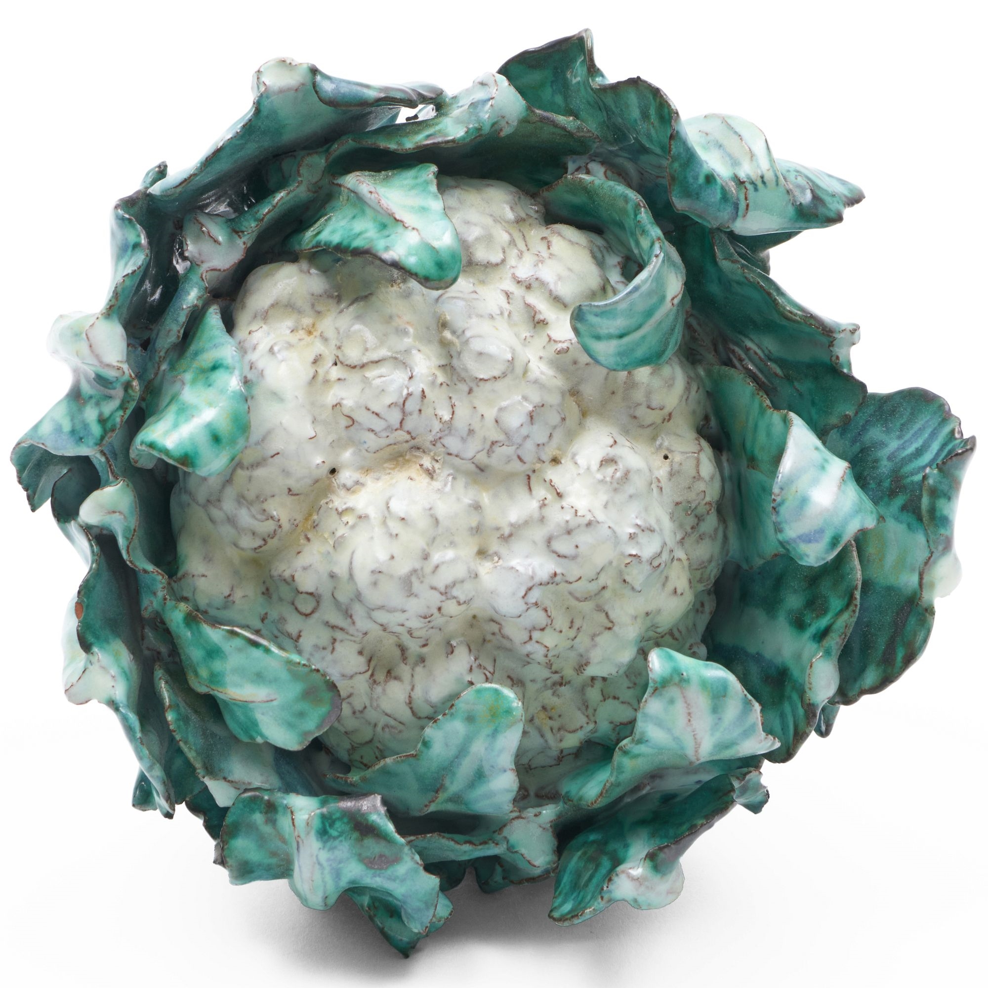 Artwork by Anne Gordon, Model of a Cauliflower, Made of Pottery