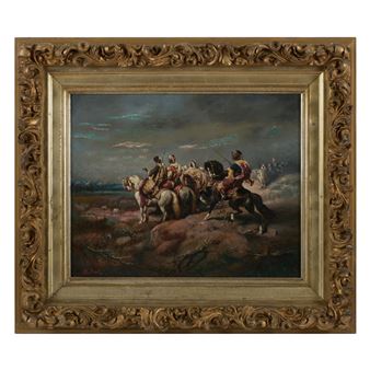 Battle Scene in the Middle East - José Mariá Sert y Badiá