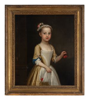 A Portrait of a Young Girl with Cherries