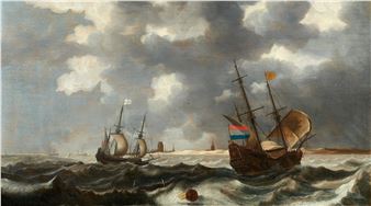Ships along the Dutch Coast