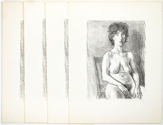 Lithograph Signed [Nude