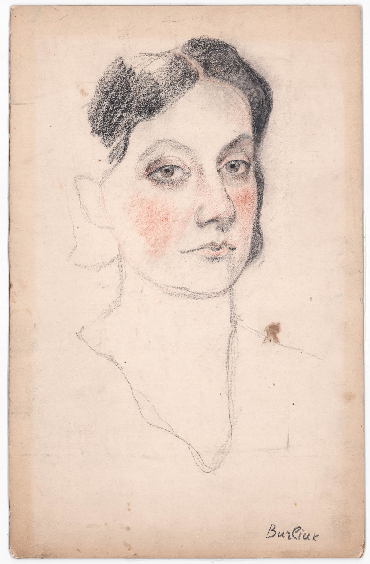 Artwork by David Burliuk, Original Portrait Drawings (4 works