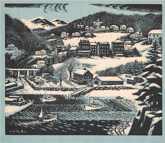 Winter - Rockport - Maine Coast - Caroll Thayer Berry