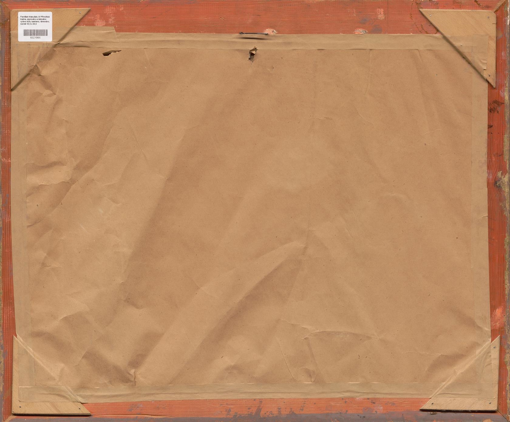 Artwork by František Matoušek, Přímořská krajina, Made of watercolor