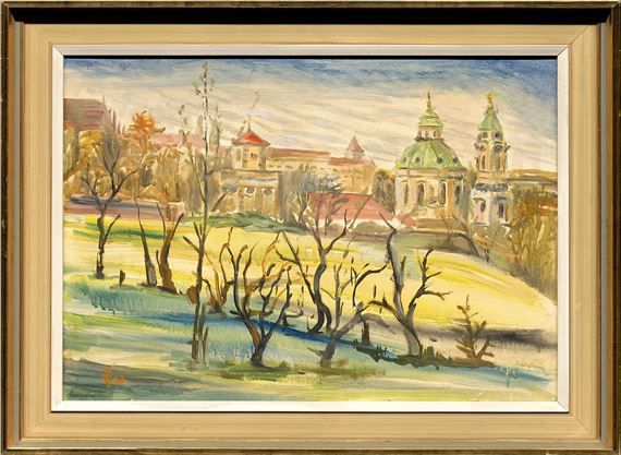 Pražský motiv by František Matoušek, 1967