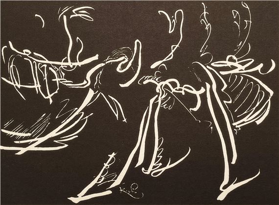 kompozice černé a bílé - František Kupka