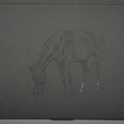 Artwork by James Albert Buchanan Jay, Three military studies of officers in uniform, Made of Pencil, Two Heightened With White And On Grey Paper, Pen And Ink