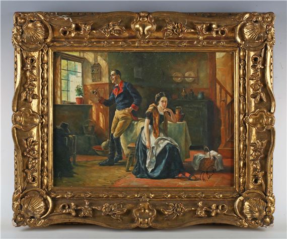 Pensive thoughts - William Henry Midwood