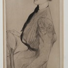 Artwork by Edgar Chahine, La Promenade, Made of Etching