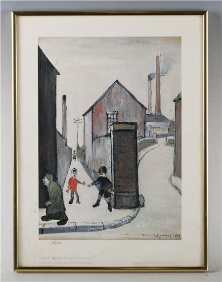 Viaduct Street Passage - Laurence Stephen Lowry