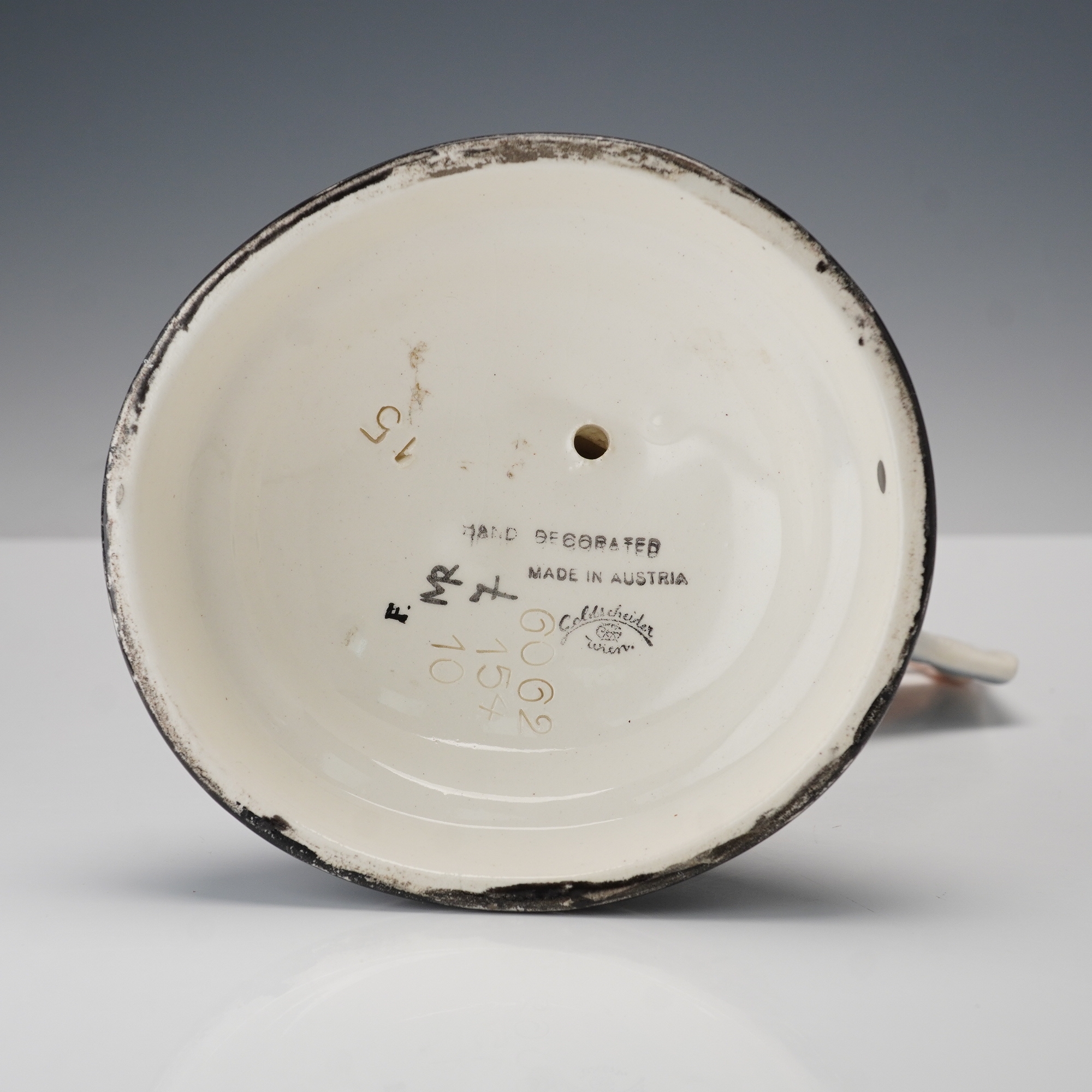 Artwork by Josef Lorenzl, Colorway Dancer Figurine, Made of Earthenware, polychrome glaze