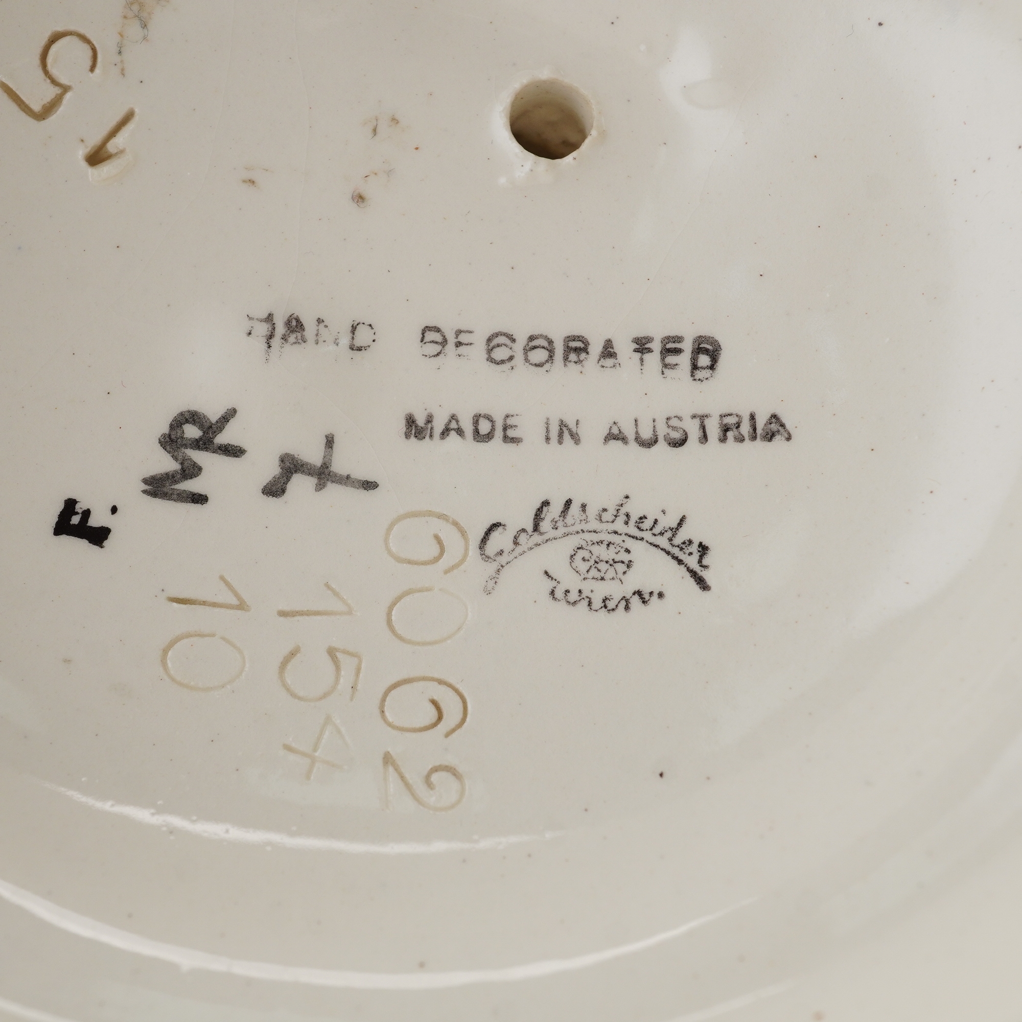 Artwork by Josef Lorenzl, Colorway Dancer Figurine, Made of Earthenware, polychrome glaze