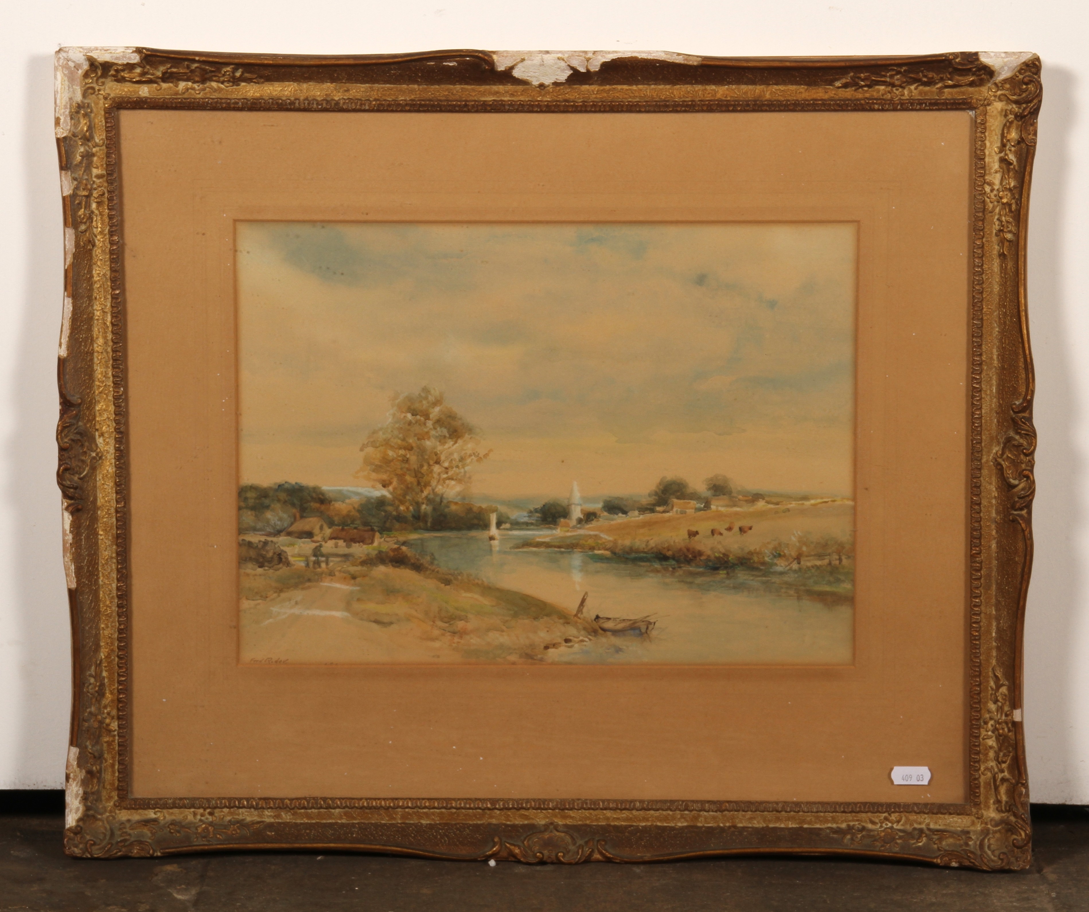 Fred Rider | river landscape (20th Century) | MutualArt