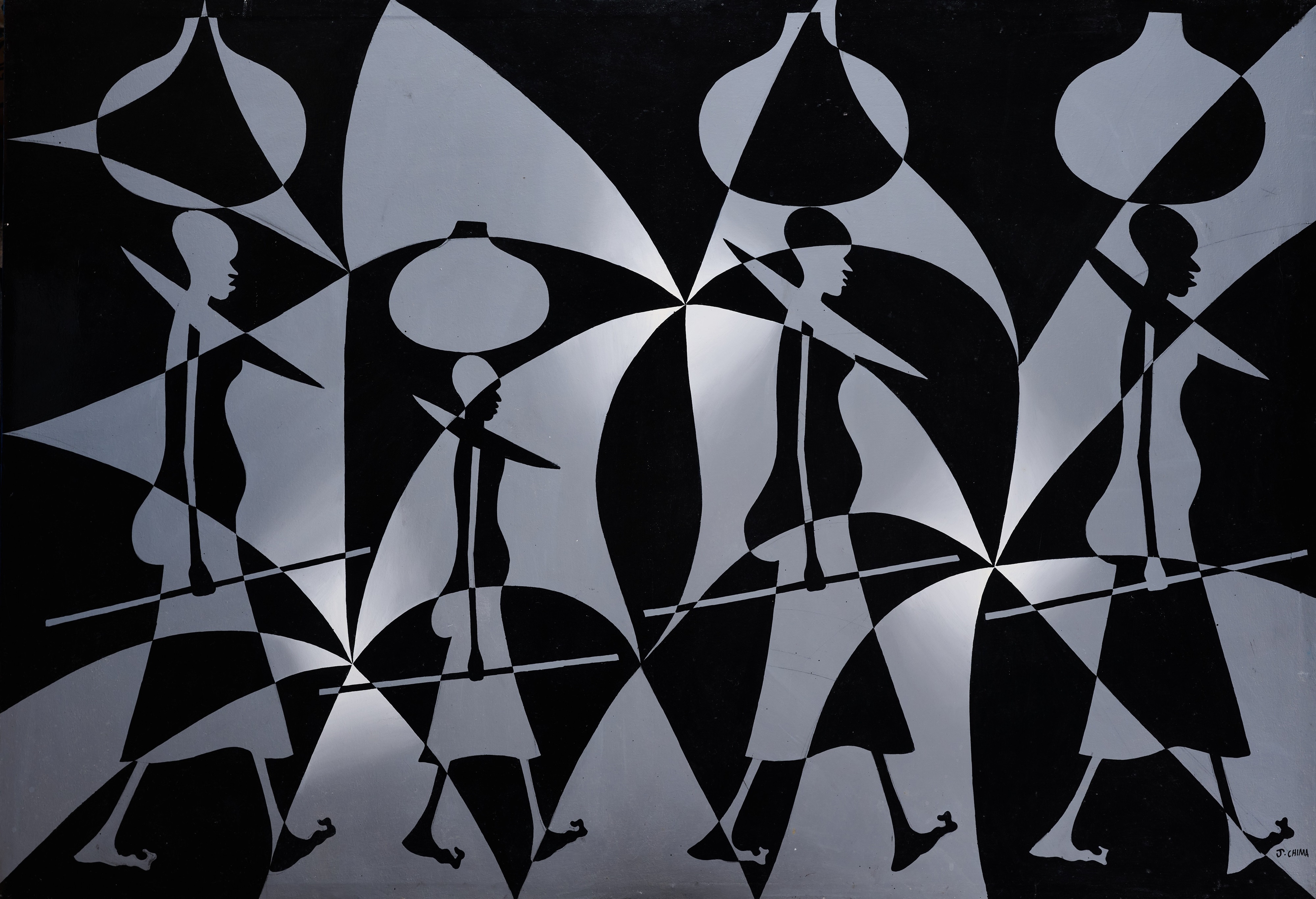 Artwork by Japhet Chima, UNTITLED, Made of Acrylic On Canvas