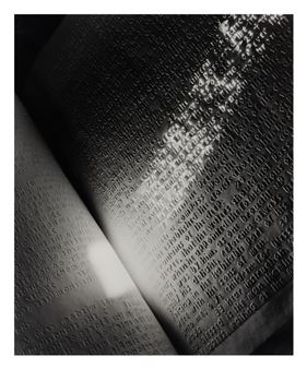 Abelardo Morell
(American/Cuban, b. 1948)
1841 Book of Proverbs for the Blind #1, 1995 - Abelardo Morell