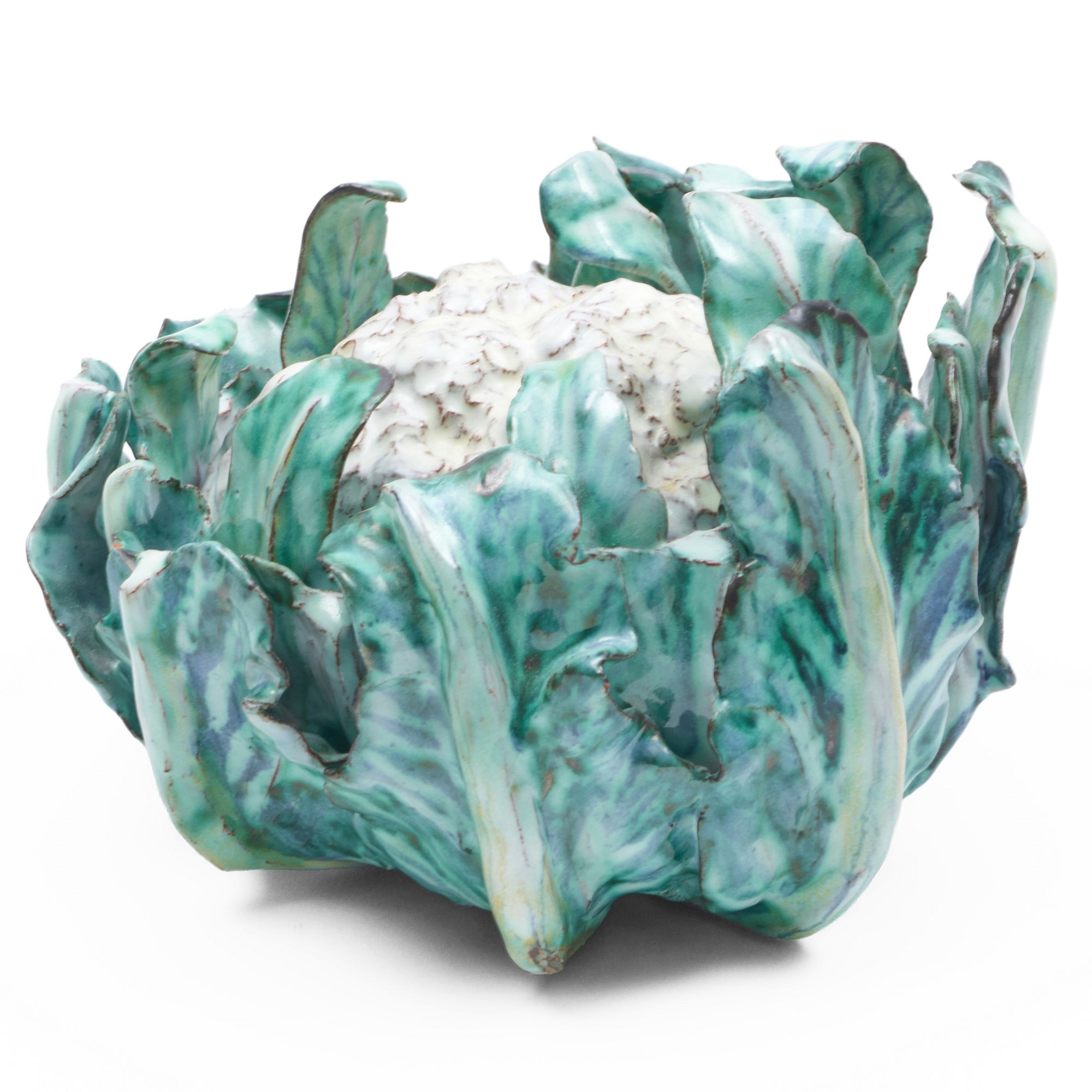 Artwork by Anne Gordon, Model of a Cauliflower, Made of Pottery
