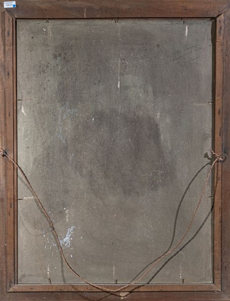 Artwork by Gustave Buchet, Cubist Composition on the Theme of Paris, Made of Oil On Board