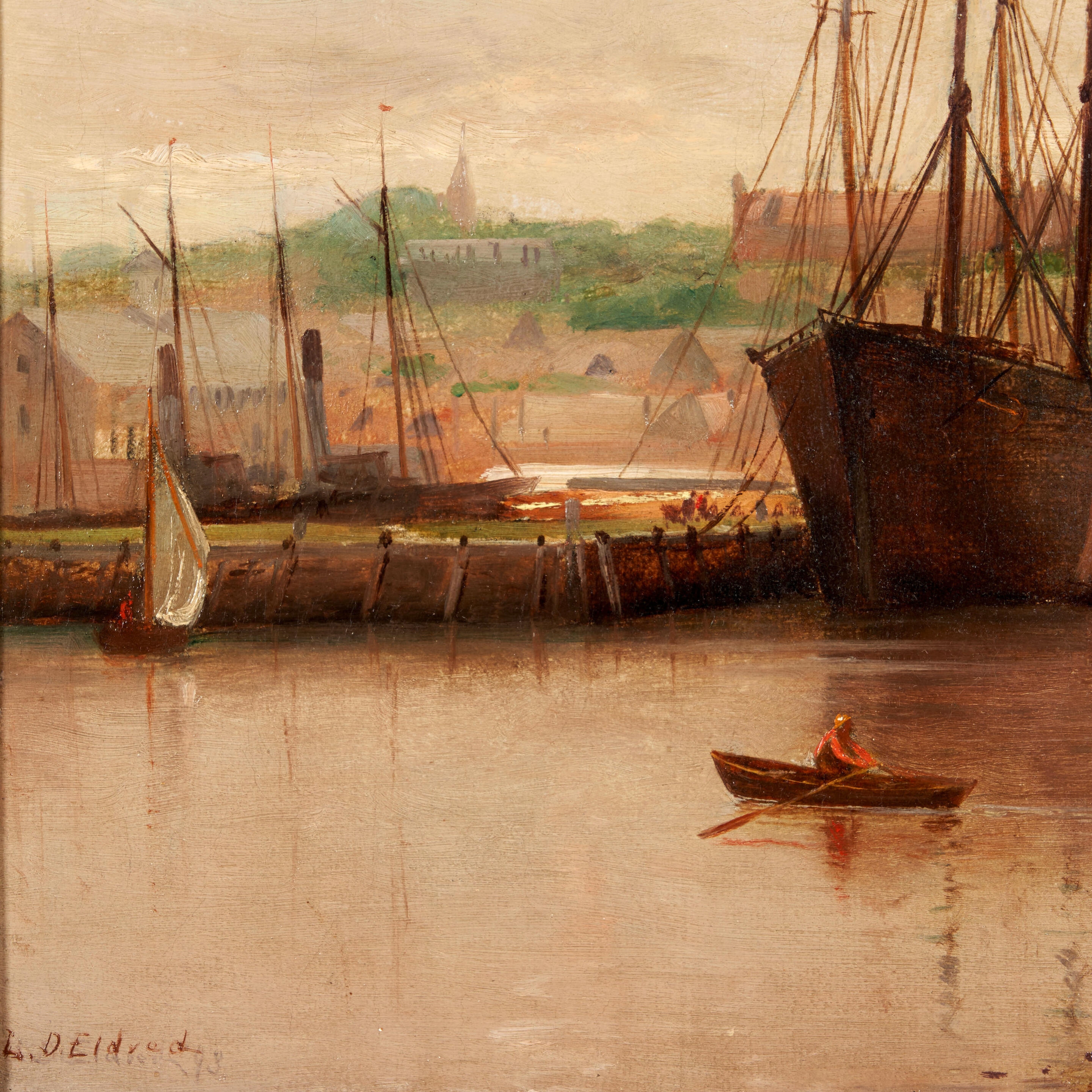Lemuel D. Eldred | New Bedford Harbor | MutualArt
